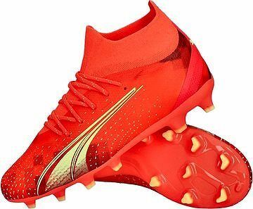 Puma Ultra Pro FG/AG Jr Fiery Coral-Fizzy Lig