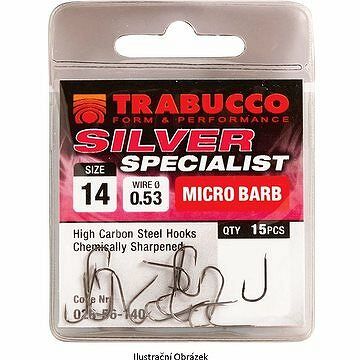 Trabucco Silver Specialist Veľkosť 18 15 ks