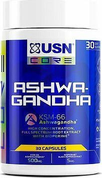 USN Ashwagandha, 30 kapsúl