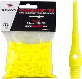 Windson TIPS 25 mm 150 ks, žlté